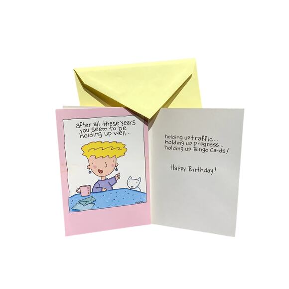 41 New Funny Vintage Characters Birthday Getting Older Greeting Cards Envelopes - Picture 7 of 9